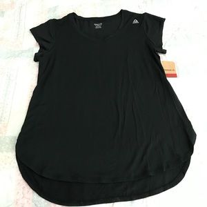 Reebok Training  BLACK SHORT SLEEVE TOP SIZE XL NWT
